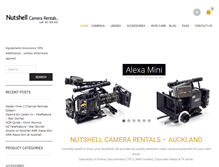 Tablet Screenshot of nutshellrentals.tv
